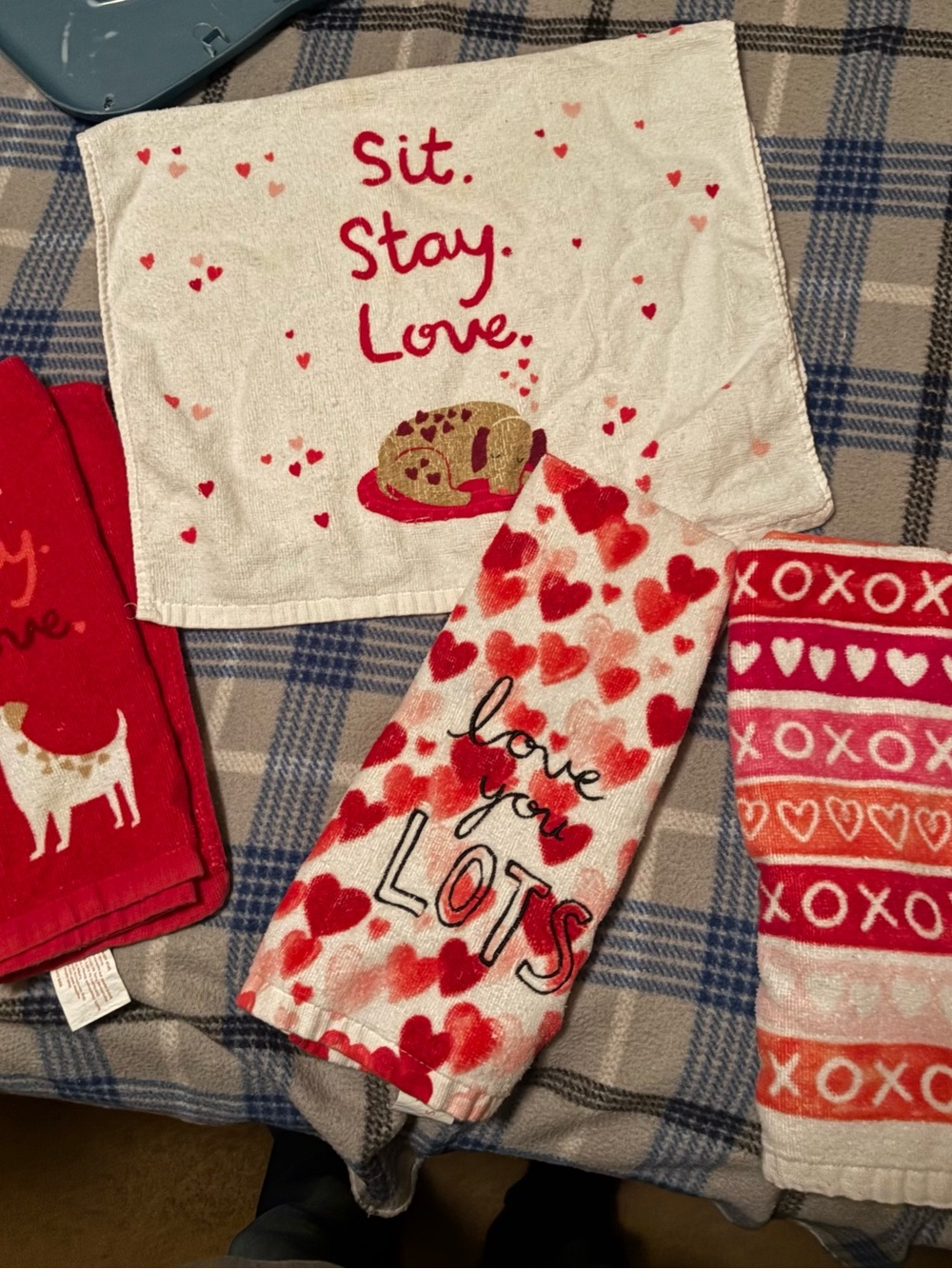 Kids Heart Print Pajama Set - Red/White -